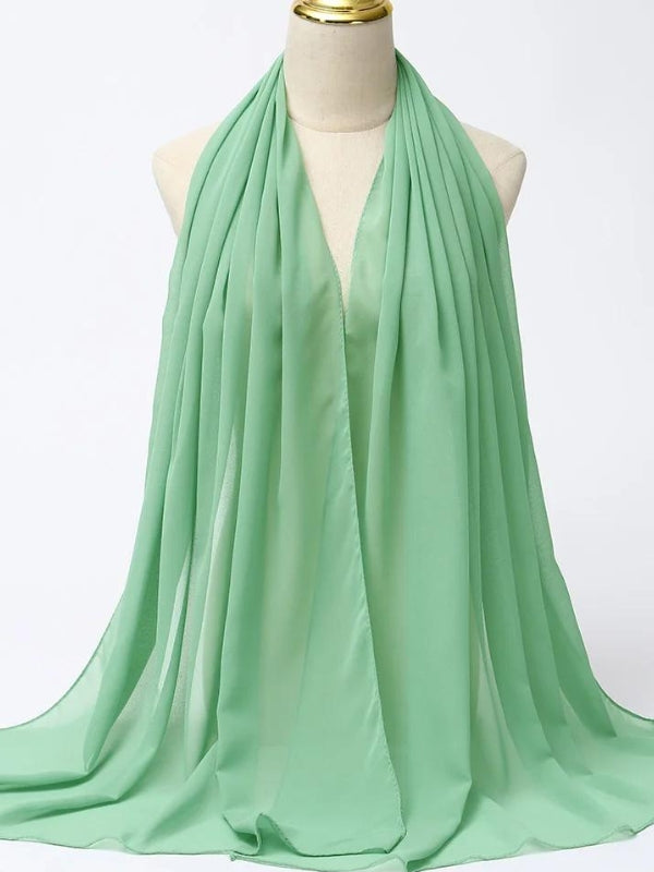 Hijab de couleur vert melon