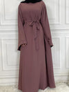 Abaya kimono &quot;Violet Poudré&quot;