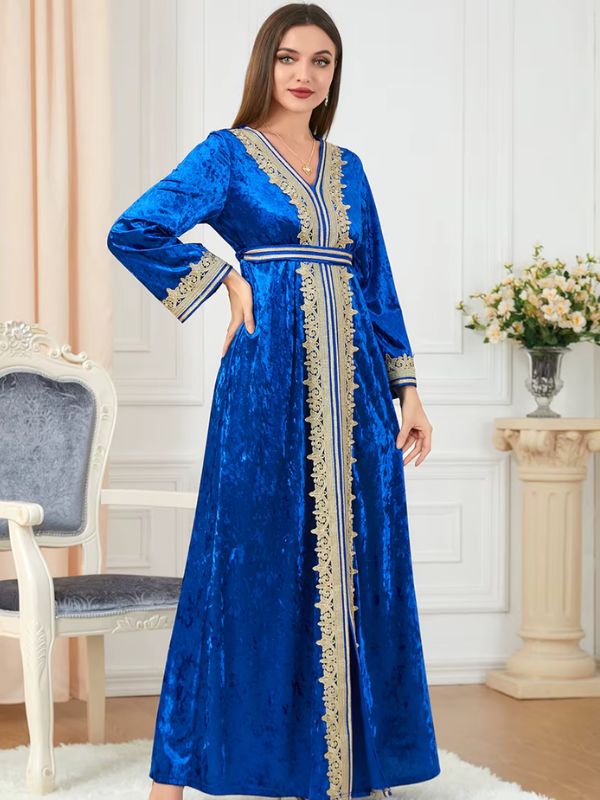 Caftan algérien mariage "Velours Royal"