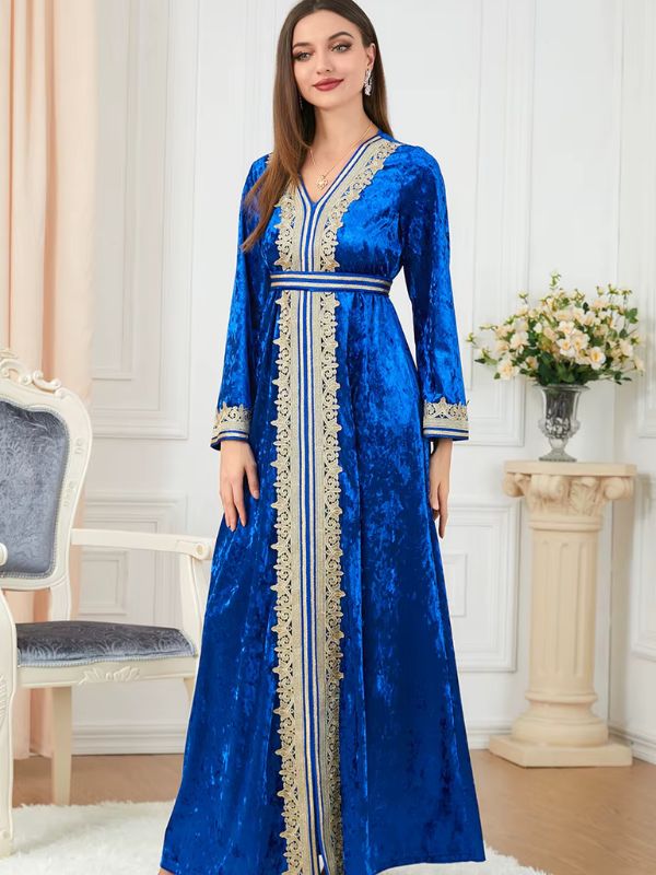 Caftan algérien mariage "Velours Royal"