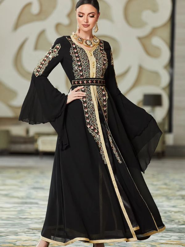 Caftan Mariage Caftan 2020 Noir Caftan Moderne Mariage Caftan