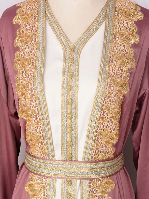 Robe De Prière Musulmane Femme - Caftan Ample En Coton - Abaya Grande Taille Confortable - 7