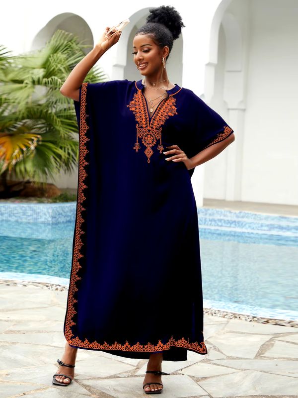 Djellaba Bleu Roi Djellaba Pas Cher Djellaba Maille Polaire à