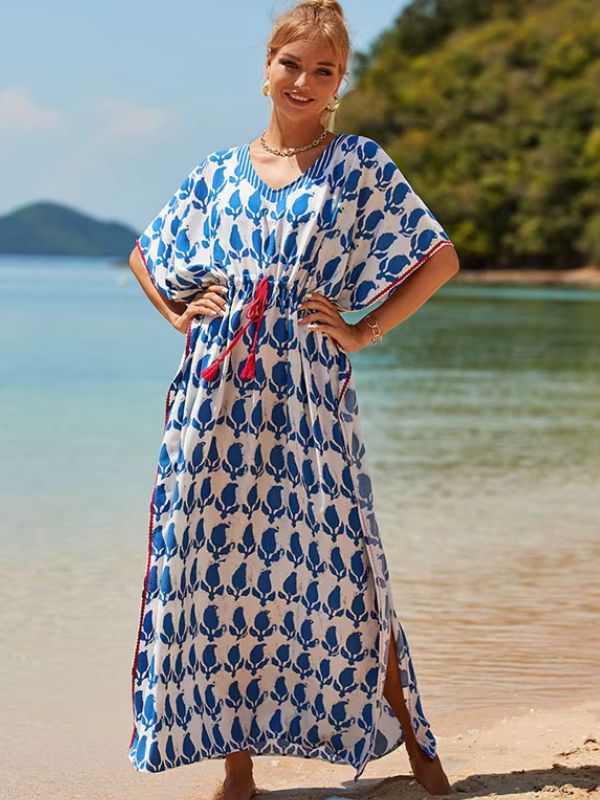 Djellaba des Rivages Andalou-Bleus