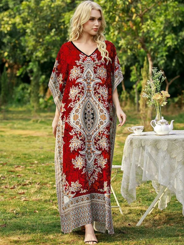 Djellaba marocaine "Qamar Ahmar"