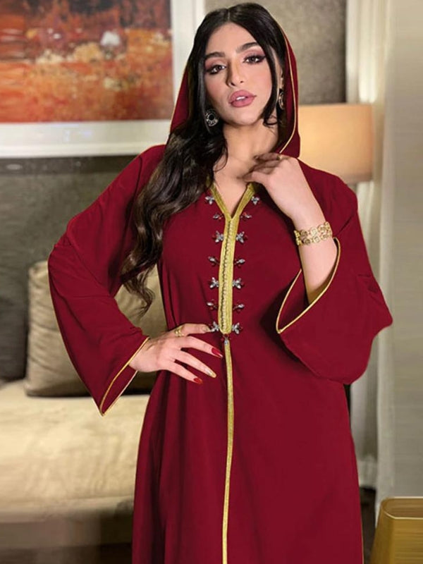 Djellaba marocaine Rouge Atlas Miss Hijab