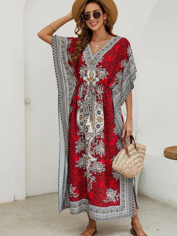 Djellaba marocaine "Rubis al-Qamar"