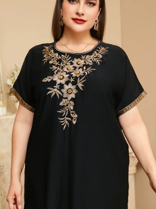 Djellaba marocaine &quot;Saphir des Nuits&quot;