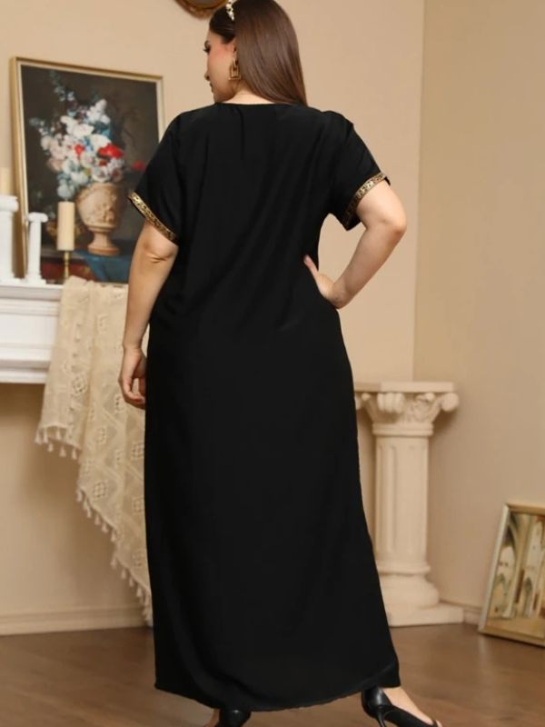 Djellaba marocaine &quot;Saphir des Nuits&quot;