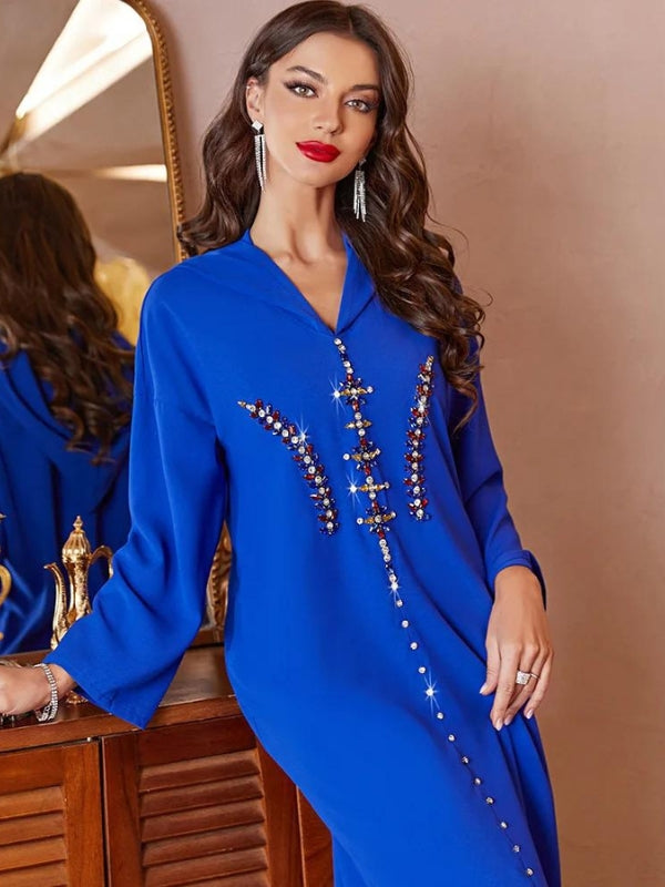 Cravate bleu saphir en tricot de soie Cravate bleu saphir en tricot de soie