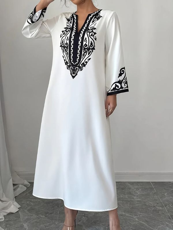 Djellaba marocaine "Zénith Oriental"