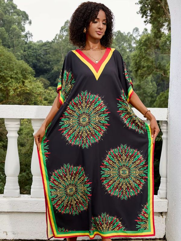 Une femme porte une sublime djellaba