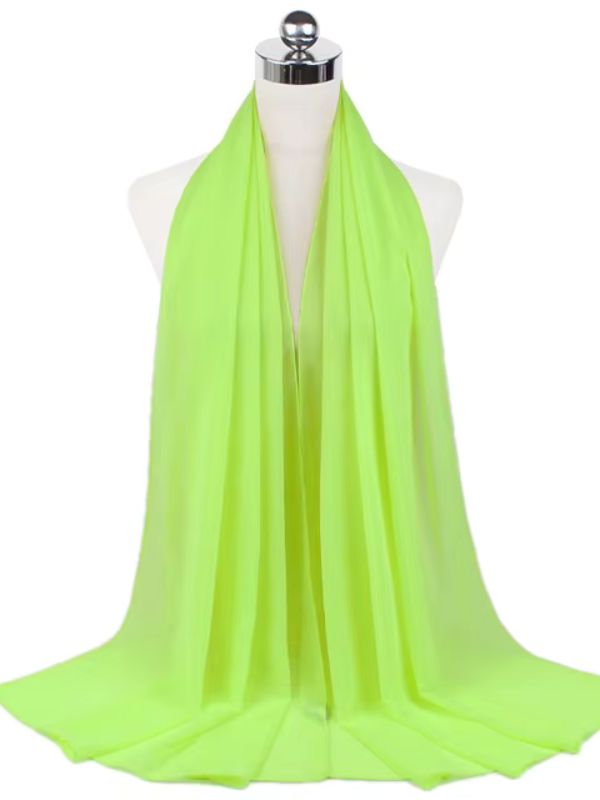 Hijab de couleur vert éclat