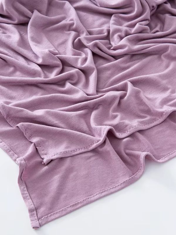 Hijab jersey en coton lavande